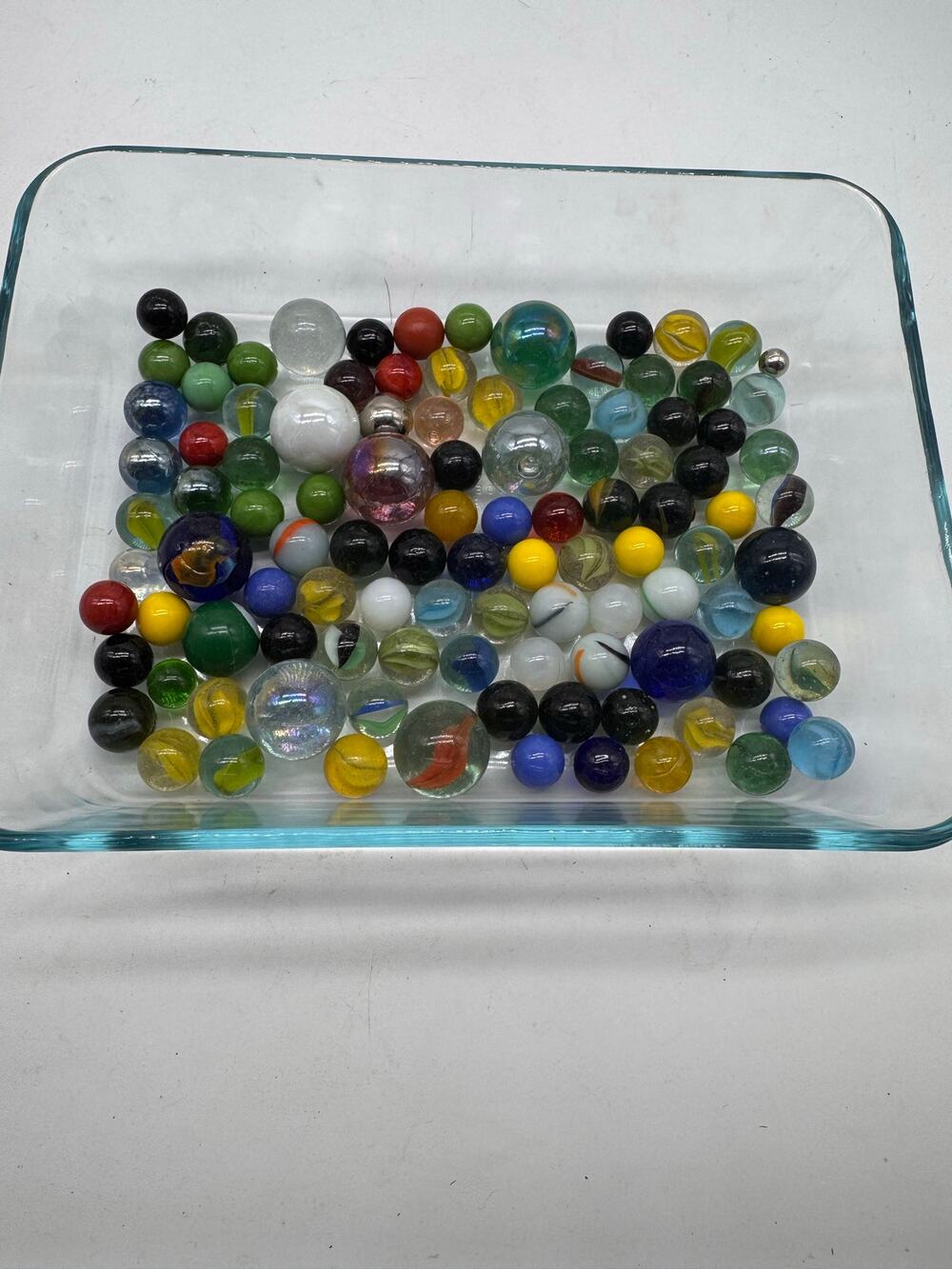 Lot of various vintage marbles